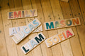 Personalised Name Puzzle | boy colour examples